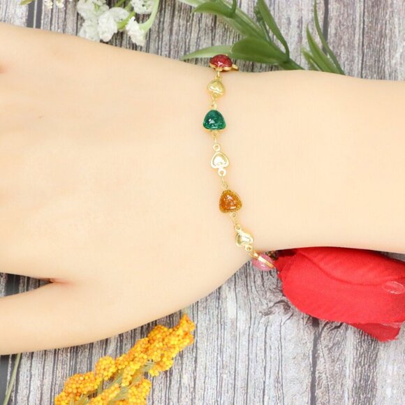 "Trendy Handmade Bracelet – A Stylish Gift for Women & Girls, MAR091851 - Picture 4 of 10